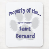 Saint Bernard-Eigentum Mousepad (Vorne)