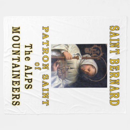 SAINT BERNARD FLEECEDECKE (Vorderseite (Horizontal))