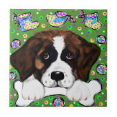 Saint Bernard Fliese (Vorderseite)