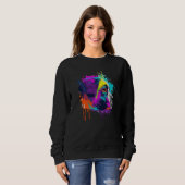 Saint Bernard For Dog Colorful Sweatshirt (Vorne ganz)