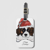 Saint Bernard  Gepäckanhänger (Vorderseite Vertikal)