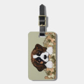 Saint Bernard Gepäckanhänger (Vorderseite vertikal)