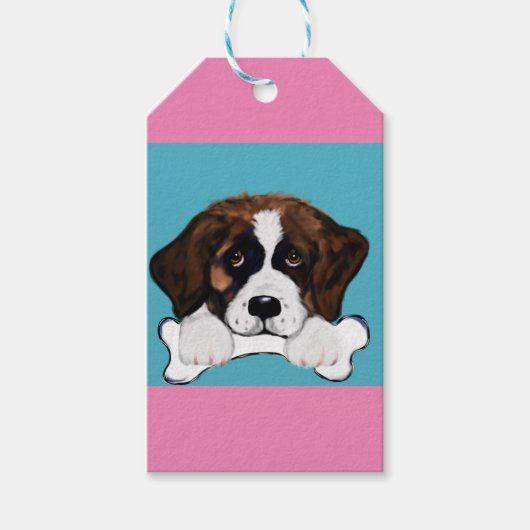 Saint Bernard Geschenkanhänger (Vorderseite)