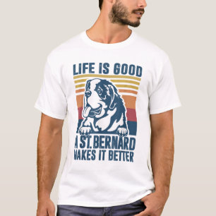 Saint Bernard Geschenke für Frauen Männer Hunde Ma T-Shirt