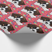 Saint Bernard Geschenkpapier (Ecke)