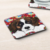 Saint Bernard Getränkeuntersetzer (Linke Seite)