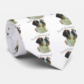 Saint Bernard (glatt) Mama 2 Krawatte (Gerollt)