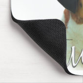 Saint Bernard (glatt) Mama 2 Mousepad (Ecke)