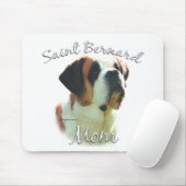 Saint Bernard (glatt) Mama 2 Mousepad (Mit Mouse)