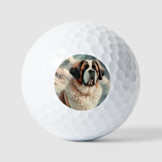 Saint Bernard Golfball (Vorderseite)