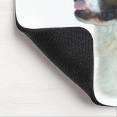 Saint Bernard (grob) Historisches Design Mousepad (Ecke)