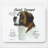 Saint Bernard (grob) Historisches Design Mousepad (Vorne)