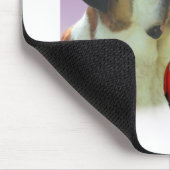 Saint Bernard Halloween Candy Mousepad (Ecke)