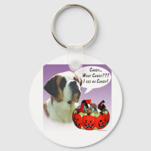Saint Bernard Halloween Candy Schlüsselanhänger