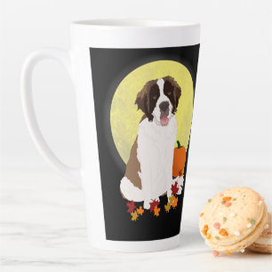 Saint Bernard Halloween Herbst Milchtasse
