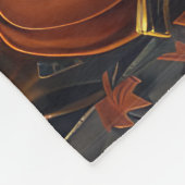 Saint Bernard Halloween Spooky Fleecedecke (Ecke)