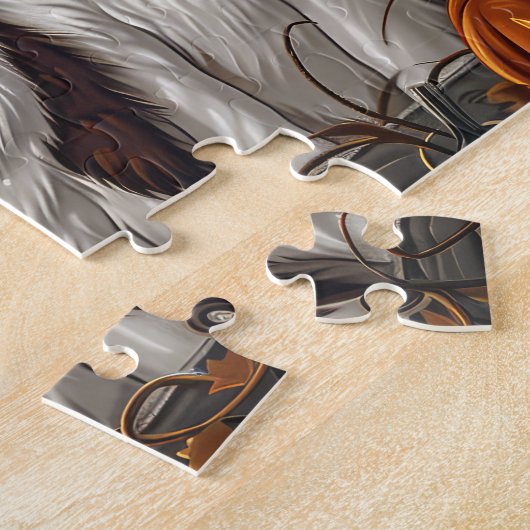 Saint Bernard Halloween Spooky Puzzle (Seite)