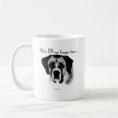 Saint Bernard Happy Face Kaffeetasse (Links)