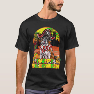 Saint Bernard Happy Halloween KostümPirate T-Shirt