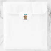 Saint Bernard Herz-Aufkleber (Tasche)