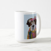 Saint Bernard Hippie Kaffeetasse (VorderseiteRechts)