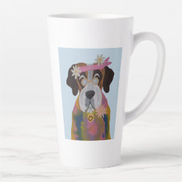 Saint Bernard Hippie Milchtasse