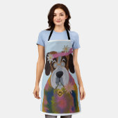 Saint Bernard Hippie Schürze (Getragen)