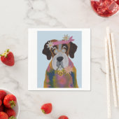 Saint Bernard Hippie Serviette (Beispiel)