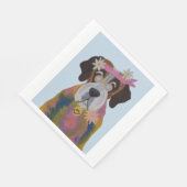 Saint Bernard Hippie Serviette (Ecke)