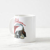 Saint Bernard I glaube Kaffeetasse (Vorderseite Links)