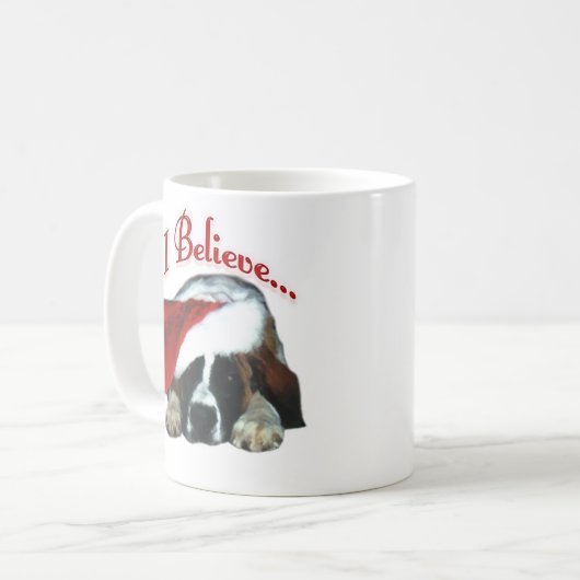 Saint Bernard I glaube Kaffeetasse (Vorderseite Links)