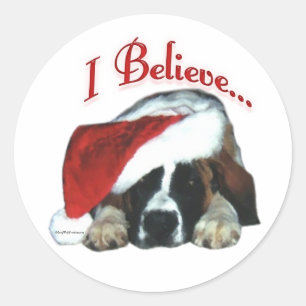 Saint Bernard Ich glaube Sticker
