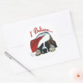Saint Bernard Ich glaube Sticker (Umschlag)