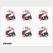 Saint Bernard Ich glaube Sticker (Blatt)