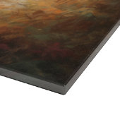 Saint Bernard im Herbst Leaves Fall Inspiriert Schneidebrett (Ecke)