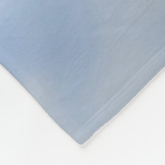 SAINT BERNARD in SNOW Fleecedecke (Ecke)