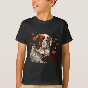 Saint Bernard ist mein Niedlicher Hundebesitzer Va T-Shirt
