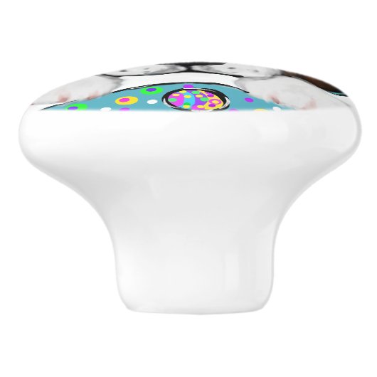 Saint Bernard Keramikknauf (Seitenansicht)