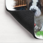 Saint Bernard Kunstgeschenke Mousepad (Ecke)