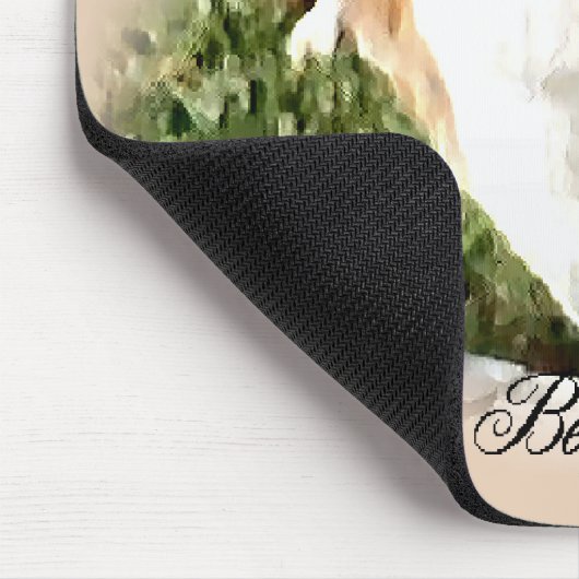 Saint Bernard Kunstgeschenke Mousepad (Ecke)