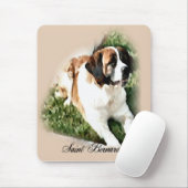 Saint Bernard Kunstgeschenke Mousepad (Mit Mouse)