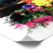 Saint Bernard Kunstgeschenke Poster (Ecke)