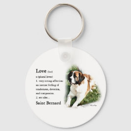 Saint Bernard Kunstgeschenke Schlüsselanhänger