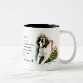 Saint Bernard Kunstgeschenke Zweifarbige Tasse