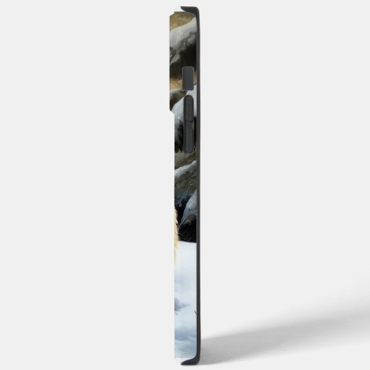 Saint Bernard Lassen Sie es Schnee Weihnachten Case-Mate iPhone Hülle (Rückseite / Links)