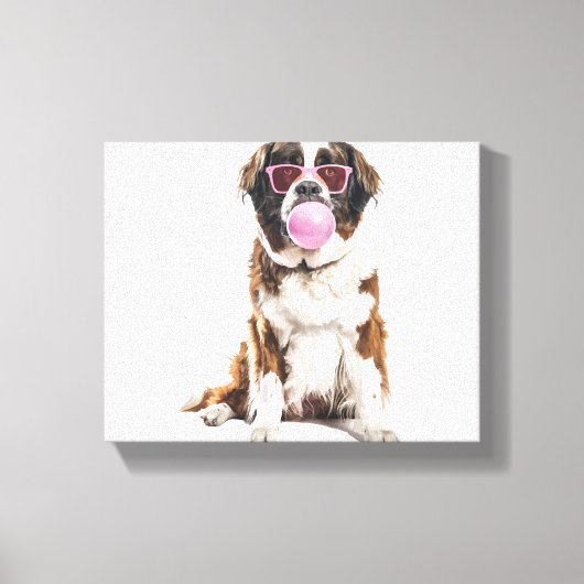Saint Bernard Leinwanddruck (Vorderseite)