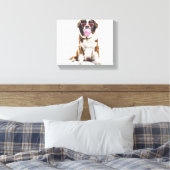 Saint Bernard Leinwanddruck (Insitu (Schlafzimmer))