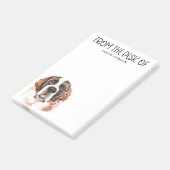 Saint Bernard Lover Post-it Klebezettel (angewinkelt)