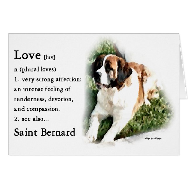 Saint Bernard Lovers (Vorderseite (Horizontal))