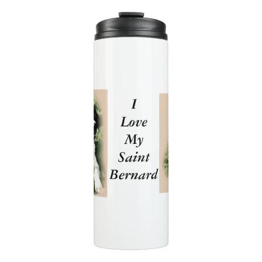 Saint Bernard Lovers Thermosbecher (Vorderseite)